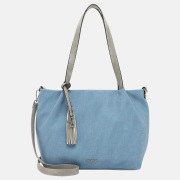 Emily & Noah Elke shopper smoke blue