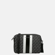 Michael Kors Jet Set crossbody tas black/silver