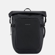 Kapten & Son Lisbon roll-top laptoprugzak all black