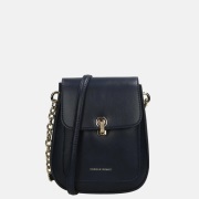 Daniele Donati crossbody tas/telefoontas darkblue