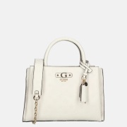 Guess Gerty girlfriend satchel handtas off white