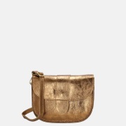 Charm London metallic crossbody tas brons