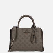 Guess Gerty girlfriend satchel handtas dark taupe