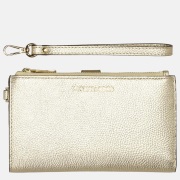 Michael Kors Wristlet Jetset ritsportemonnee pale gold