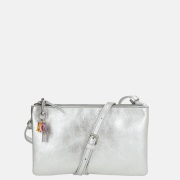 Loulou Essentiels Camille crossbody tas silver