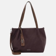 Emily & Noah Elke shopper dark wine