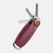 Orbitkey 2.0 Crazy horse sleuteletui mulled wine