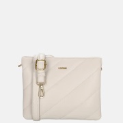Charm London Via Dante crossbody tas creme