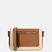 Daniele Donati crossbody tas camel