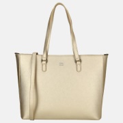 Duifhuizen Saffiano shopper L gold