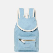 Studio Noos solid midi Drawstring kinderrugzak denim