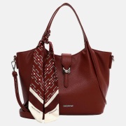 Emily & Noah Hasina shopper M red