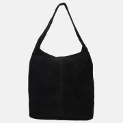 Charm London suède buideltas L zwart