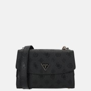 Guess Cresidia II flap crossbody tas black logo