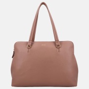 Loulou Essentiels Olivia shopper/laptoptas 15.6 inch mousse
