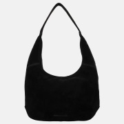 Hide & Stitches Brazos buideltas suede zwart