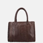 Hide & Stitches Country handtas M donkerbruin
