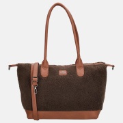 Charm London Buckingham shopper teddy M donkerbruin