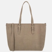 Flora & Co suedine shopper L taupe