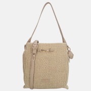 Charm London Santorini schoudertas M taupe