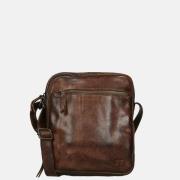 Bear Design crossbody tas M bruin