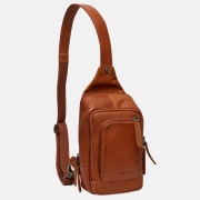 Chesterfield Riga crossbody tas cognac