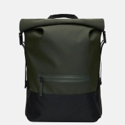 Rains Trail Rolltop rugzak 15 inch green
