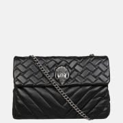 Kurt Geiger Kensington Leather schoudertas XXL black