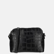 Daniele Donati crossbody tas croco black