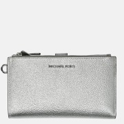 Michael Kors Jet Set clutch silver