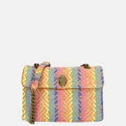 Kurt Geiger Kensington schoudertas M raffia multi