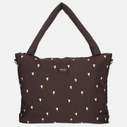 Studio Noos Puffy luiertas dark brown hearts