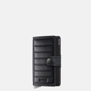 Secrid Premium Miniwallet Emboss Lines pasjeshouder black