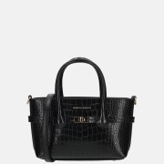 Daniele Donati handtas croco XS black