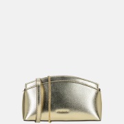 Michael Kors Dome crossbody tas S pale gold