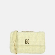 Nikkie Ann schoudertas tweed lemonade
