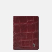 Castelijn en Beerens mini wallet pasjeshouder croco rood