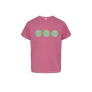 PIECES KIDS T-shirt PKFIBBI met printopdruk roze Meisjes Stretchkatoen...