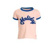 Orange Stars T-shirt Marlissa met printopdruk roze Meisjes Stretchkato...