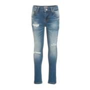 LTB skinny jeans Amy laine wash Blauw Meisjes Stretchdenim Effen - 116