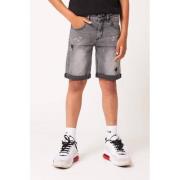 CoolCat Junior regular fit jeans bermuda Nick CB washed grey Denim sho...