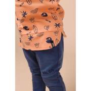 Beebielove T-shirt met all over print oranje Meisjes Katoen Ronde hals...