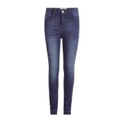 Shoeby high waist skinny jeans mediumstone Blauw Meisjes Jog denim Eff...