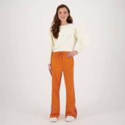 Raizzed sweater Dorsa met all over print ecru/oranje Wit All over prin...