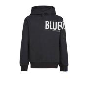 Blue Rebel hoodie Humphry met printopdruk zwart Sweater Printopdruk - ...