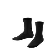 FALKE sokken zwart Jongens/Meisjes Katoen Effen - 19-22