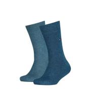 Tommy Hilfiger sokken - set van 2 blauw Jongens Katoen Effen - 31-34