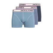 JACK & JONES JUNIOR boxershort JACJAKE - set van 3 blauw/d.blauw Jonge...