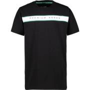 Cars T-shirt met logo zwart Jongens Katoen Ronde hals Logo - 116