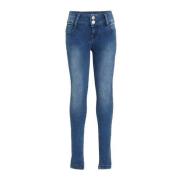 Cars high waist skinny jeans Amazing dark used Blauw Meisjes Stretchde...